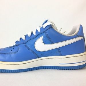 Nike Air Force 1 Low University Blue White Sz 8